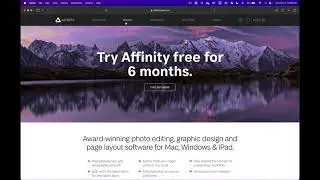 Affinity Photo editor Download Instructions for Mac