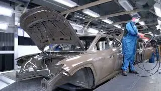 Так собирают Hyundai Tucson 2022 на новом заводе в США / Car Factory Hyundai Tucson 2022
