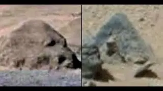Curiosity Mars Rover Discovers Pyramid & Structures, NASA Sourced Images, Mars Anomalies