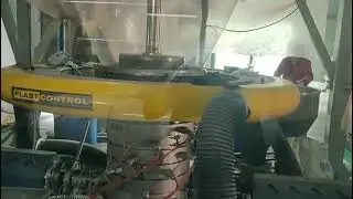 Plastcontrol automatic air ring -  Three layer 2100mm film blowing machine