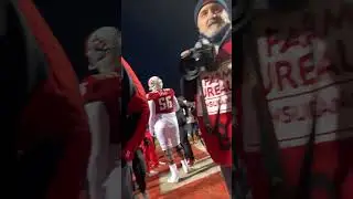NC State fan ran/rush to the field 🫡 @yasserrojas86#police  #football #ncstate #crow 