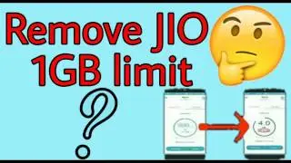 Remove JIO 1 GB limit date and time trick ( DOES IT WORKS ??????)