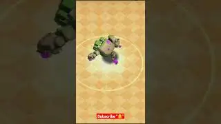 Shrink Trap vs Mountain Golem #shorts #clashofclans #coc