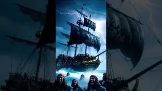 Pirate Ship Sinks in Stormy Seas | 4K Cinematic Dark Adventure Scene