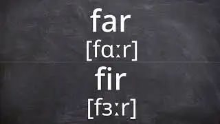 FAR vs FIR   Pronunciation in American English