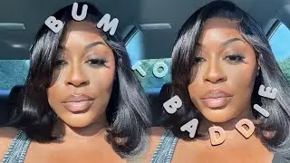 BUM TO BADDIE TRANSFORMATION! | LIFE UPDATE! | HAIR & MAKEUP