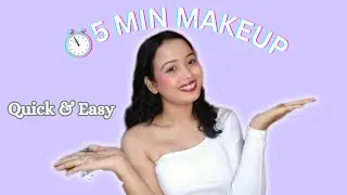 5 Minute Makeup Look | Quick & Easy Everyday Makeup with Tips & Tricks