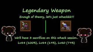 King of Kings (KoK/WoK) - Crystal Shaper Legendary weapon comparison (tier 3 set) by Floria