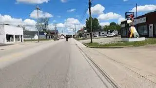Flora Illinois On the KLX230 and Honda Navi