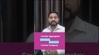 Courier Aggregator Vs Courier Company || E-commerce courier || #Shorts