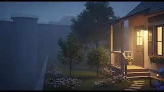 Calm Night Rain Beside a Pond | Deep Sleep ASMR