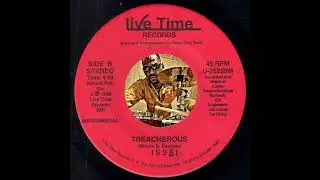 Isssi - Treacherous Vocal & Instrumental Versions [Live Time] 1989 Obscure Boogie Funk Rap 45
