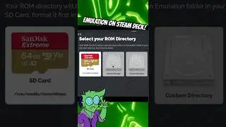 Steam deck emulation! #steamdeck #gaming #nintendoswitch #steam #tutorial #fyp #modded #emulador