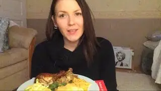 Thanksgiving Day Meal ~ ASMR Relaxing Eating Sounds