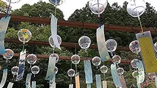 Japanese summer tradition “wind bell” 風鈴 Furin【japanese wind chimes】