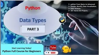 Data Types in Python | Python Full Course for Beginners | Python for Data Analysts & Data Scientists