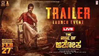 The Rise Of Ashoka Trailer Launch Event Live | Sathish Ninasam, Sapthami Gowda | Poornachandra