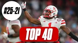 HuskerOnline counts down Top 40 Nebraska Football players on current Huskers' roster I #25-21 I GBR