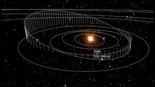 Asteroid 7335 (1989 JA) is approaching Earth (Simulation)