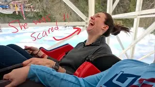 On-ride REACTION - my mom&rsquo;s first time on ArieForce One!
