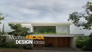 55 Facade Inspiration for Modern Homes | Sleek and Elegant Exteriors | Stylish Design Ideas