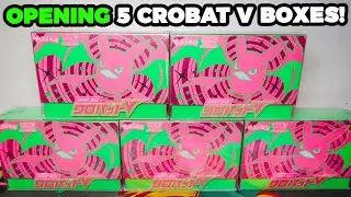 Открываем 5 коробок Pokemon Shiny Star V Crobat!