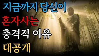 당신이 지금 외롭게 사는 이유는 전생의 업보때문이다|부처님지혜|부처님말씀|인생교훈|부처님가르침