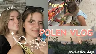 POLEN VLOG 🇵🇱 | BIRTHDAY PARTY , DAILY LIFE + MINI CLOTHING HAUL