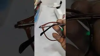 Sheet frame fitting | Bluecut lens fitting #chasma #eyes #optical #eyeglasses
