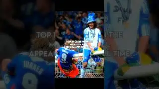 Top 10 Clubs With the most UCL final Played OAT 💀🙇 || #shorts #football #edit #viral #zarooratrishta