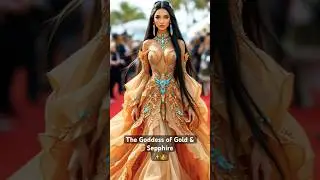 Golden Goddess 2025 👑✨ Walks the Red Carpet in AI Fashion Magic! #shorts #ai