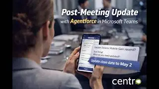 Update Salesforce Opportunities with Agentforce in Teams