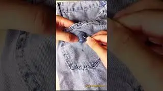 How to create decorative fabric hole ! #shortvideo #shorts #forever