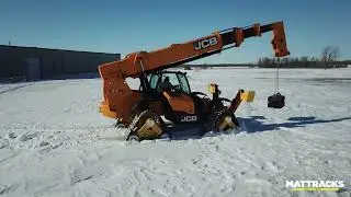 JCB Telehandler on 9000 Series Mattracks