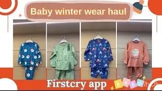 Baby Winter Co-ord Set Haul 🤎 FirstCry Online Winter Shopping | Affordable Baby Winter Wear Review