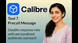 Calibre Tool 7 &ndash; Pre Call Message