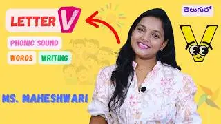 Letter V Phonics & Writing Lesson with Ms. Maheshwari | Easy Learning for Preschool & Kindergarten