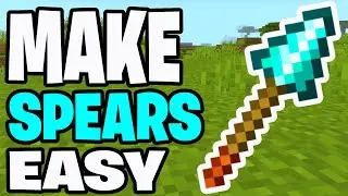 Как сделать копья в Minecraft! &mdash; Java и Bedrock