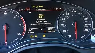 Audi A7 J500 steering rack module replacement programming svm update using Odis and G85 adaptation