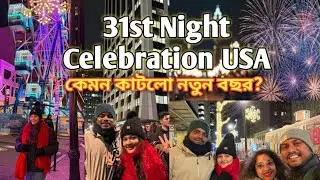 আমেরিকায় New Year সেলিব্রেশন ! 31st Night Celebration USA | Fireworks | America with Bangaliana 