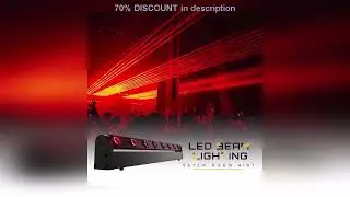 #SHEHDS 8x12W RGBW Multicolor LED Bar Beam Moving Head Light With Flight Case Fast Shipping For DJ'