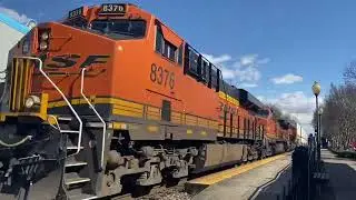 Tri Rail cab car! More NS and CSX action by the Spartanburg depot and Roebuck, SC. (Feb 24 2024)