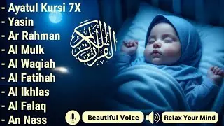 Quran recitation in a peaceful voice I Alfatiha, ayat alkursi, yasin, alwaqiah, arrahman, Alaa aqel