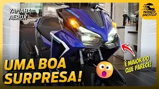SUPEROU TODAS AS EXPECTATIVAS! 🫢 O Novo AEROX da Yamaha CHEGOU! 🔵 #nandoangelo