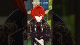 【原神: Genshin Impact MMD／4K／60FPS】Don't move or i will..『Diluc & Dottore & Lumine & Jean & Kaeya』#fyp
