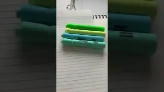 Testing new Sharpie Highlighters!