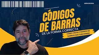 Cómo Crear Códigos de Barras en Excel -  De la Forma Correcta