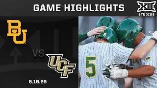 Baylor vs. UCF (5.16.25) Highlights | 2025 Big 12 Baseball