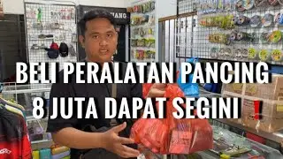 BELI PERALATAN PANCING 8 JUTA RUPIAH UNTUK USAHA , APAKAH DAPAT BANYAK ❓