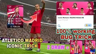 100% Working Bug Trick To Get Iconic Moment Atletico Madrid In Pes2021 Mobile|Torres & Forlan Trick